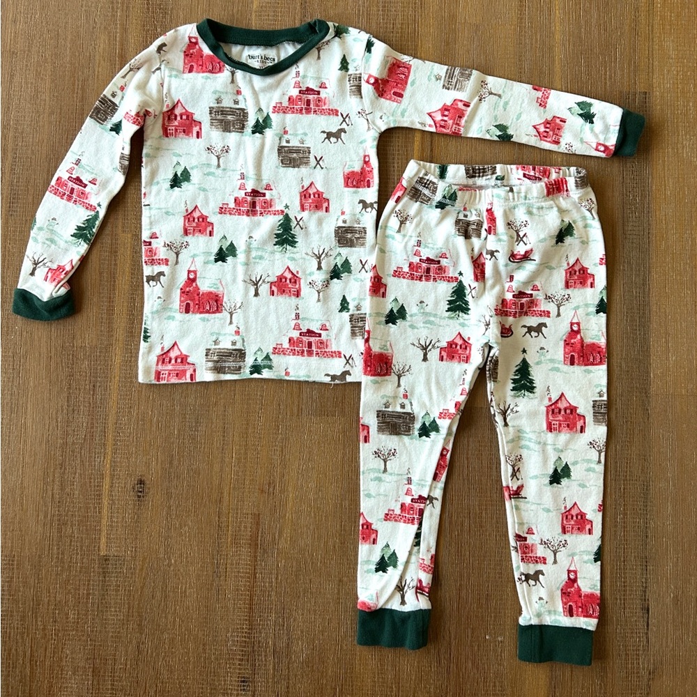 Burt's Bees Matching Kids Pajama Sets - Picture 5 of 9